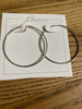 Stainless Steel Lamar Hoop Earrings