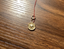 Gold Star Medallion Charm