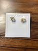 Nora Clear Criss Cross Post Earrings