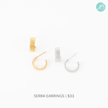 Serra Stainless Post Earrings