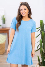 Lattice Sleeve Tshirt Dress