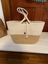 Two-Toned Rope Tote Bag