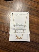 Gold Hope Necklace
