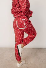 Lace Pocket Joggers - Cherry Blossom Babe