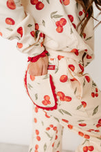 Lace Pocket Joggers - Cherry Charmed