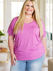 Absolute Favorite V-Neck Top in Orchid