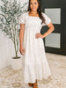 Angelcore Square Neck Dress
