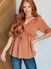 Better Than Ever Ruffle Detail Blouse