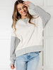 Bring it Together Color Block Pullover