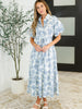 Budding Romance Collared Button-Down Dress