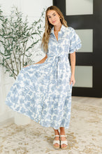 Budding Romance Collared Button-Down Dress