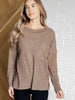 Casual Tuesday Ribbed Knit Sweater in Mocha