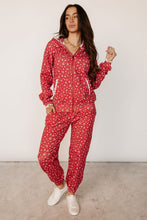 Lace Pocket Joggers - Cherry Blossom Babe