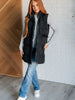 Cold and Calculated Longline Puffer Vest