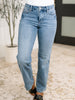 Corrine Mid Rise Control Top Vintage Straight Jeans