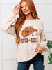 Cow Girl Graphic Pullover in Stone