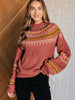 Cozy Chalet Fair Isle Sweater