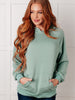 Crosswalk Textured Hoodie in Green