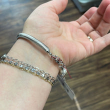 Pearls & Silver 2 Texture Bracelet