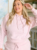 Had Me in the First Half Pullover Hoodie in Baby Pink