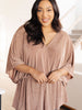 Dazzlingly Draped V-Neck Blouse