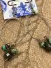 Sterling, Labradorite and Andean Turquoise Earrings