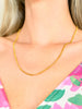 Eagerly Waiting Gold Plated Chain Necklace