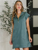 Easy Hustle High Neck Dress in Ash Jade