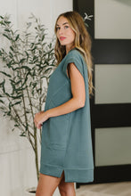 Easy Hustle High Neck Dress in Ash Jade