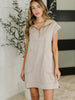 Easy Hustle High Neck Dress in Ash Mocha