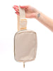 Everywhere I Go Crossbody Belt Bag in Ivory