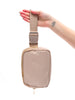 Everywhere I Go Crossbody Belt Bag in Khaki