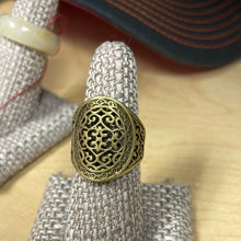 Brass Filigree Ring
