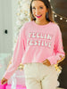 Feelin Festive Pink Sweater