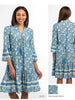 Blue Floral Dress