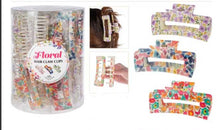 Floral Hair Claw Clips