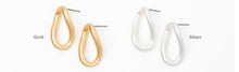 Matte Gold Missing Link Post Earrings