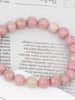 Pink Stone Stretch Bracelet