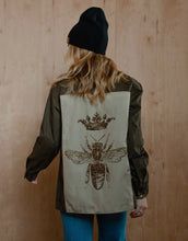 Olive Jacket with Queen Bee Patch