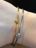 Rose Bangle Bracelet