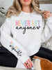 Never Let Anyone Graphic Sweatshirt in Two Colors