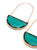 Half Circle Crystal Earrings