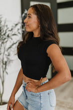 Halfway to Heaven Cropped Top in Black