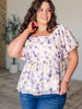 Harmoniously Together Square Neck Blouse
