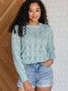 Hole In One Sheer Pointelle Knit Sweater