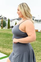 Hot Yoga Tank in Titanium