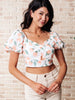 I Just Couldn't Resist Floral V-Neck Blouse
