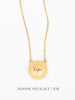 Jasmine Hope Gold Stainless Necklace