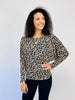 Cashmere Soft Animal Print Dolman Top