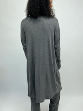 Cashmere Soft Ribbed Long Cardigan